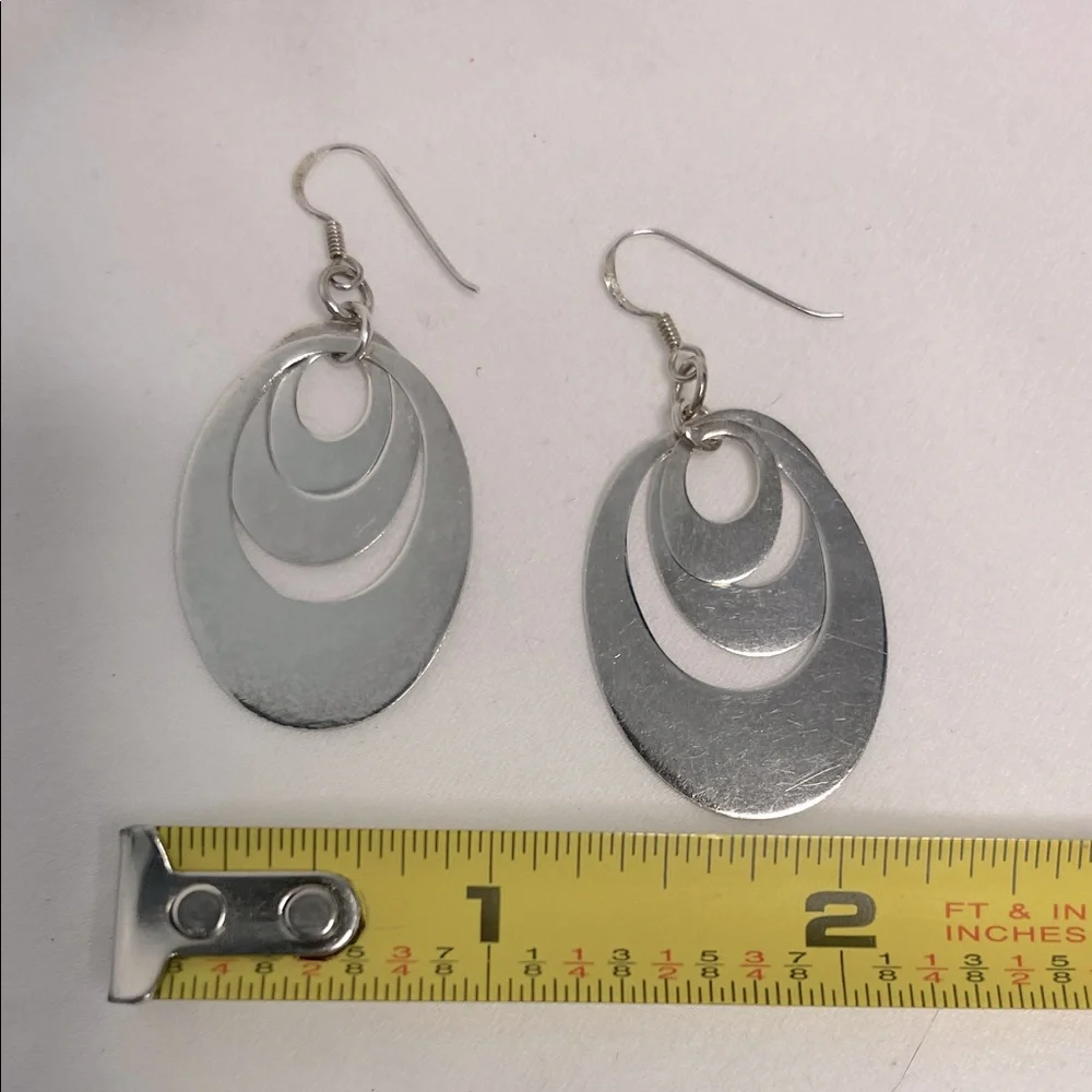 Elegant Silver Dangle Earrings